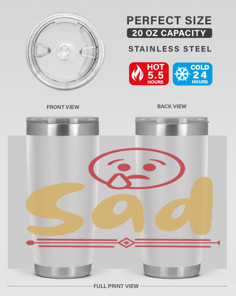 sad 6#- fathers day- Tumbler
