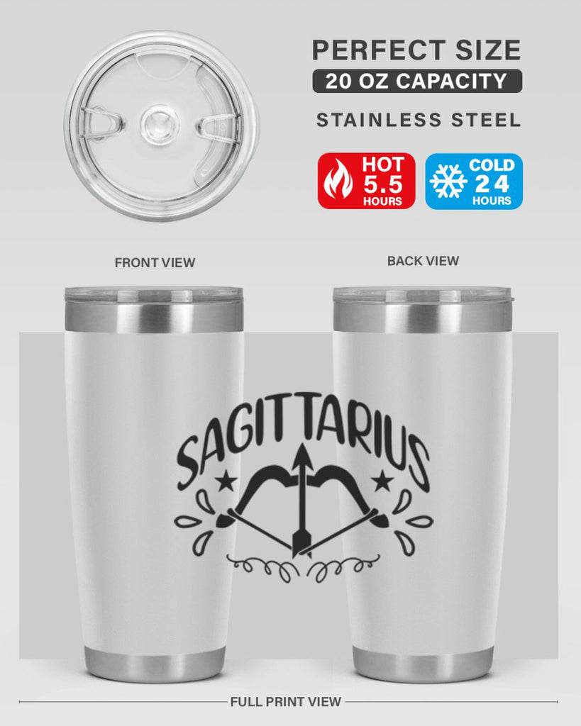 sagittarius 410#- zodiac- Tumbler