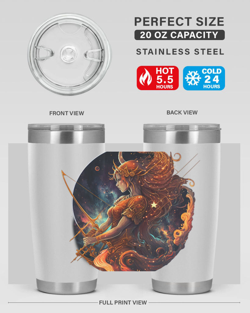 sagittarius 417#- zodiac- Tumbler
