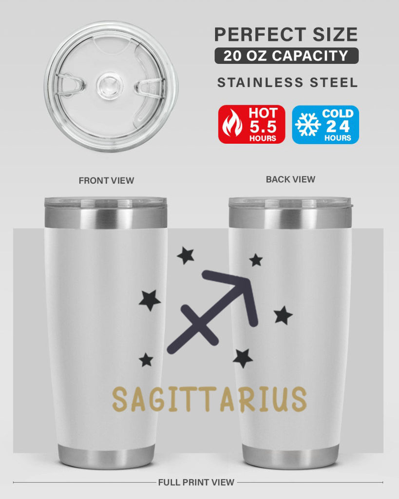 sagittarius 422#- zodiac- Tumbler