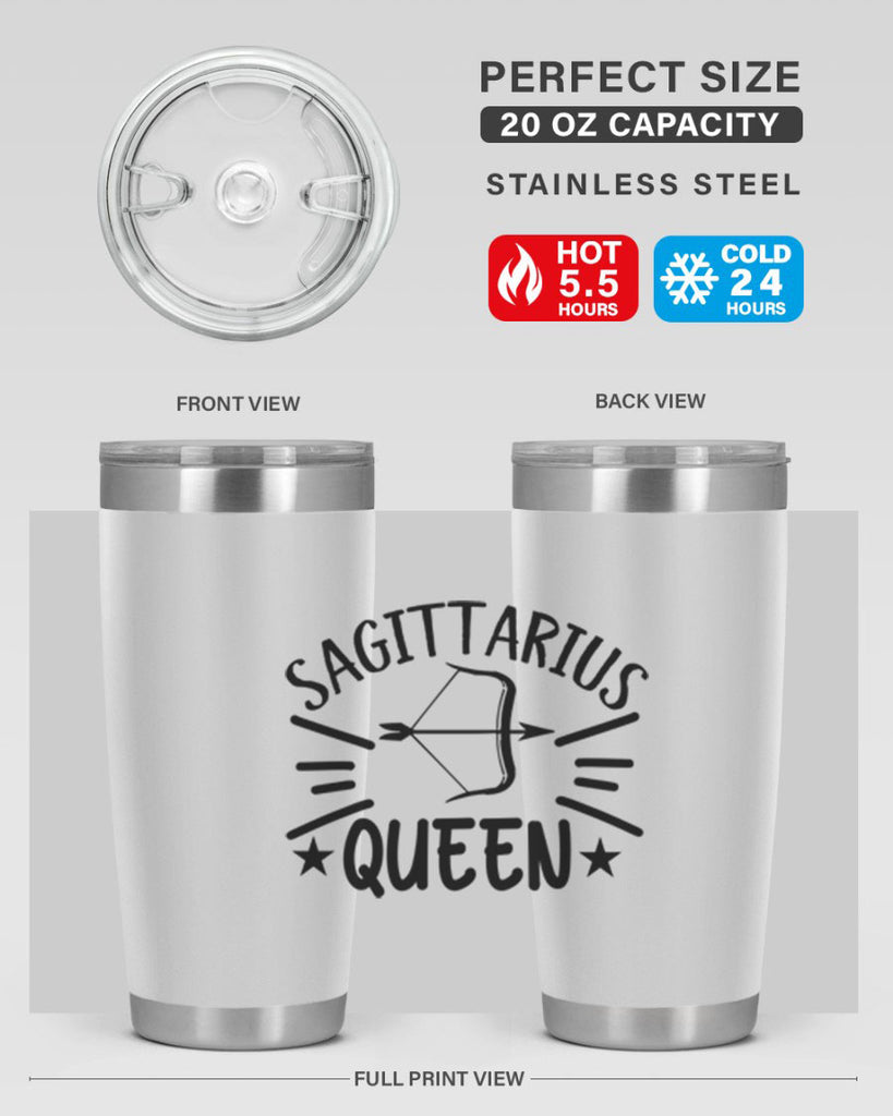 sagittarius queen 411#- zodiac- Tumbler