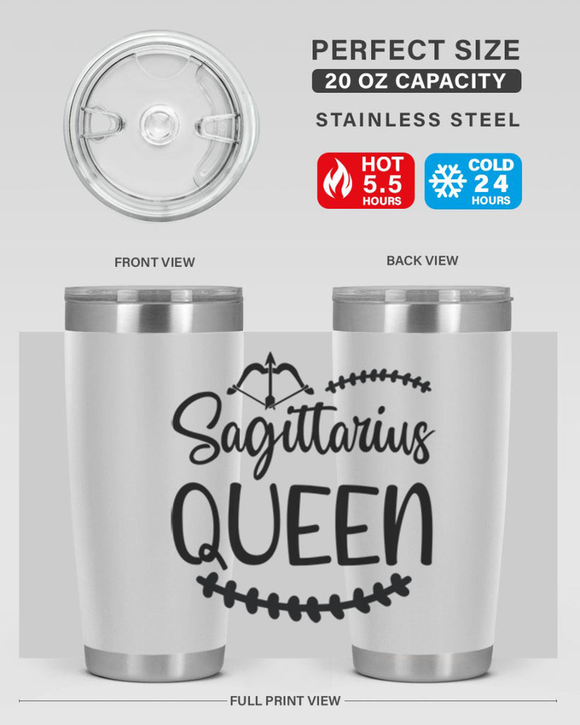 sagittarius queen 413#- zodiac- Tumbler