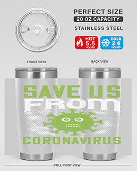 save us from coronavirus Style 25#- corona virus- Cotton Tank