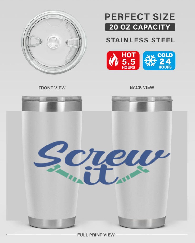 screw it 168#- wine- Tumbler