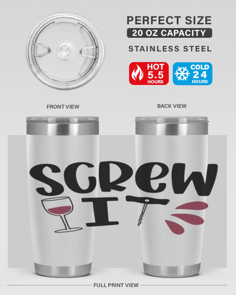 screw it 29#- wine- Tumbler