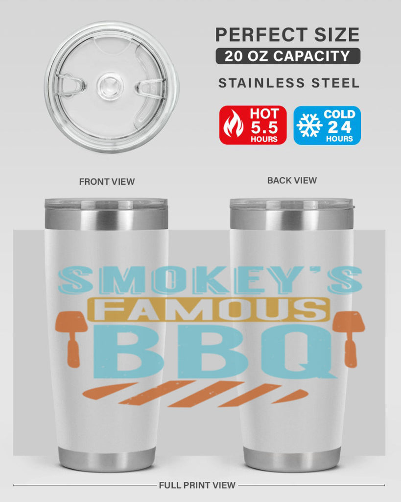 smokeys famous bbq 11#- bbq- Tumbler