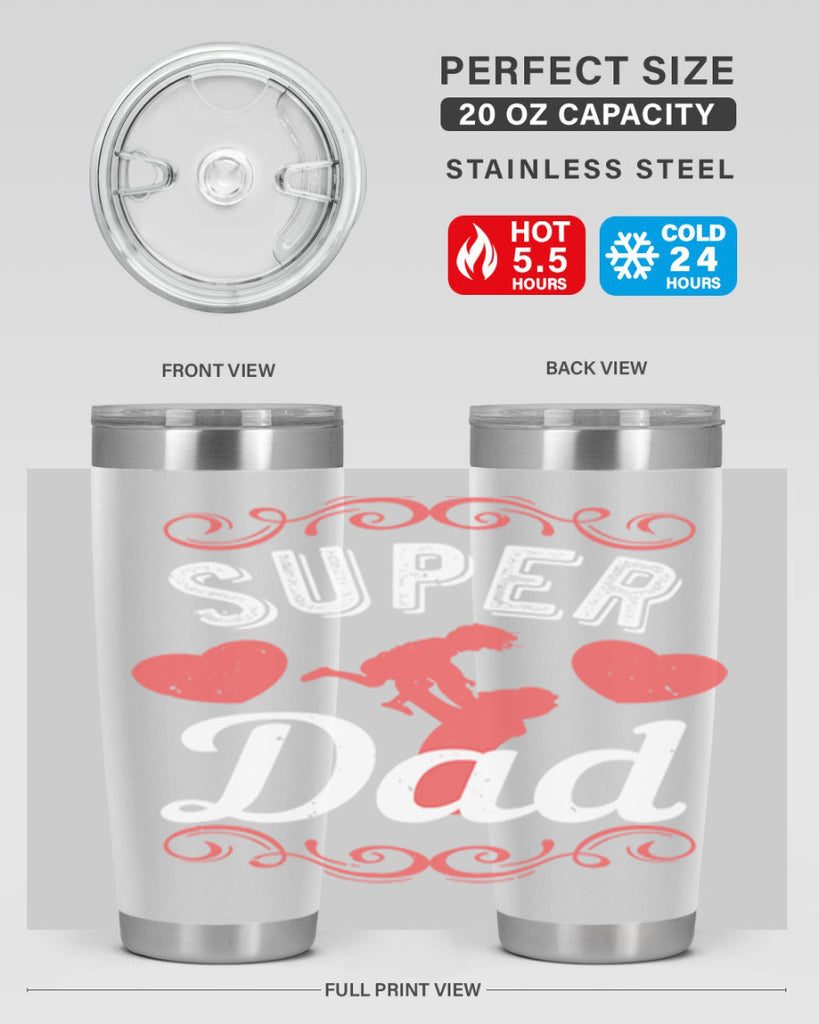 super dad 178#- fathers day- Tumbler