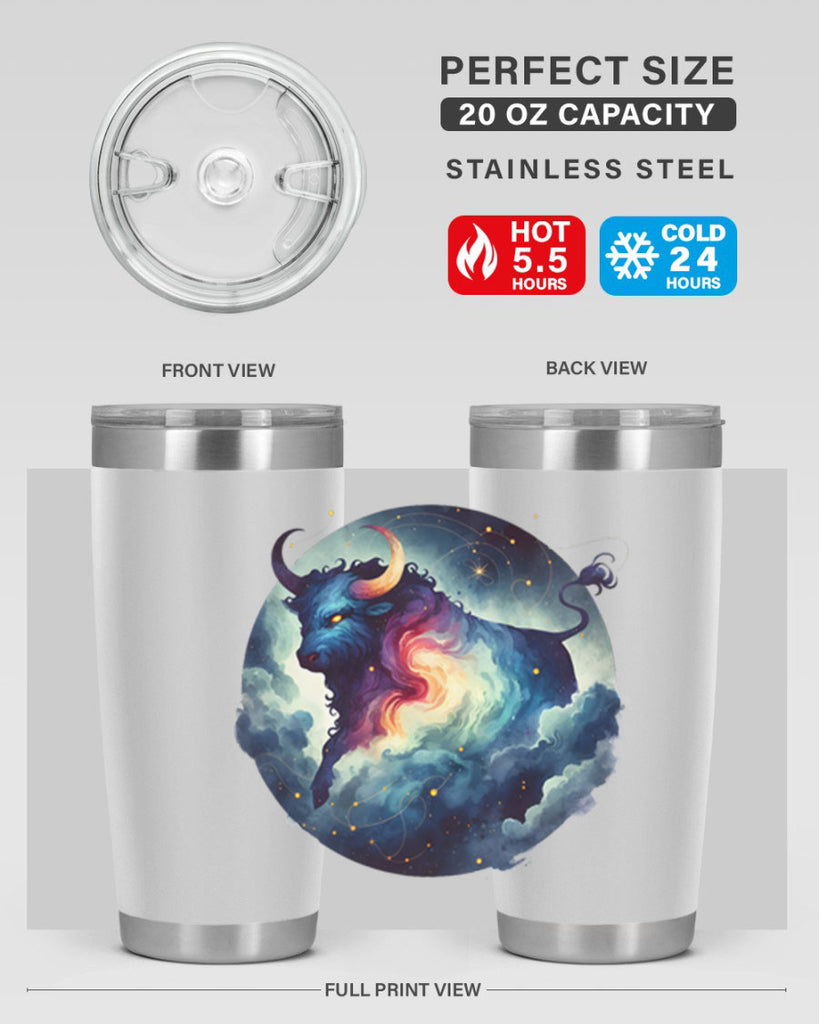 taurus 523#- zodiac- Tumbler