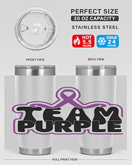 team purple 216#- alzheimers- Tumbler