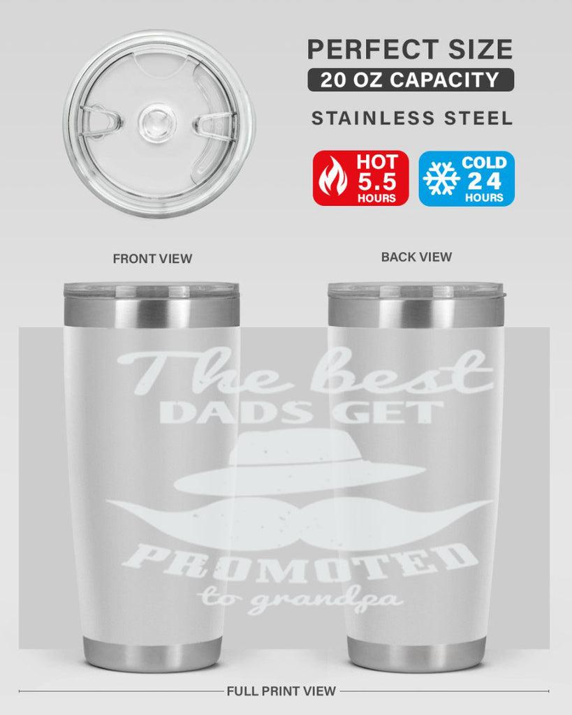 the best dads get promoted 164#- fathers day- Tumbler