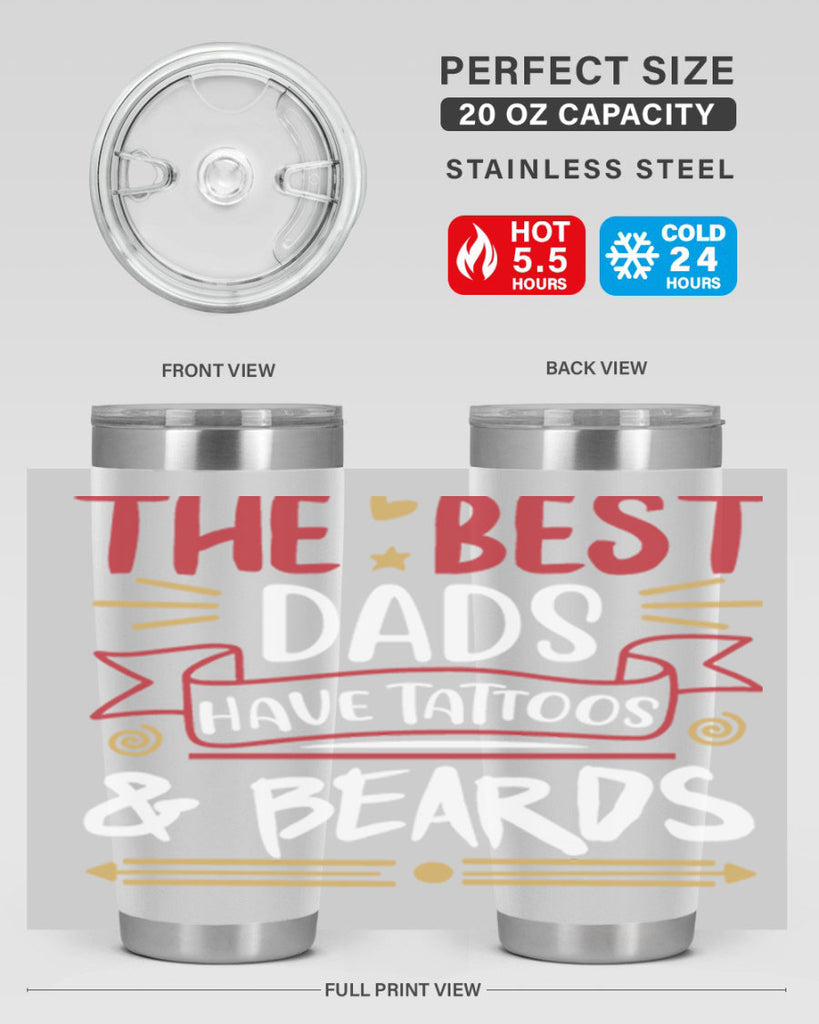 the best dads have tattoos beards 3#- fathers day- Tumbler