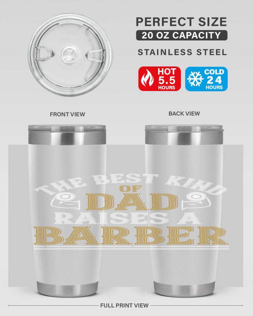 the best kind of dadraises a barber 66#- gym- Tumbler