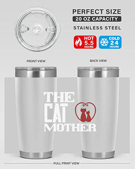 the cat mother Style 117#- cat- Tumbler