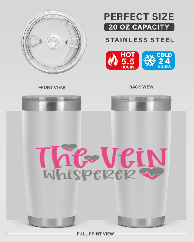 the vein whisperer Style 345#- nurse- tumbler