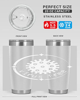 virus free Style 19#- corona virus- Tumbler