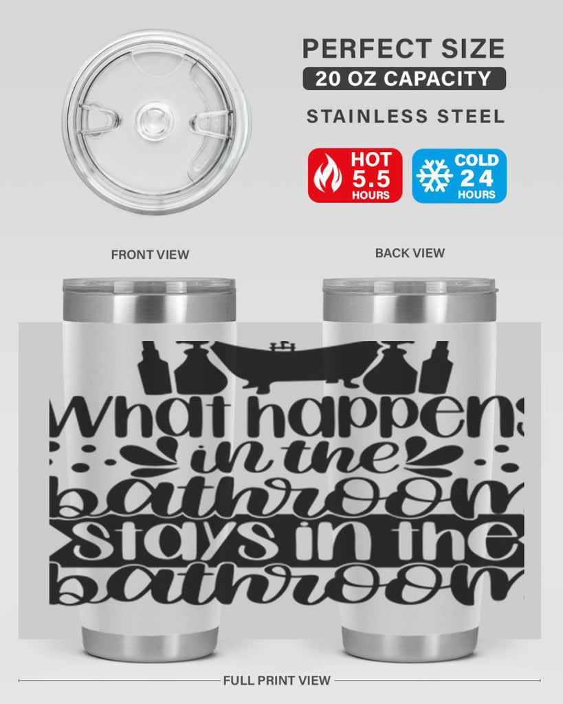 what happens in the bathroom 6#- bathroom- Tumbler