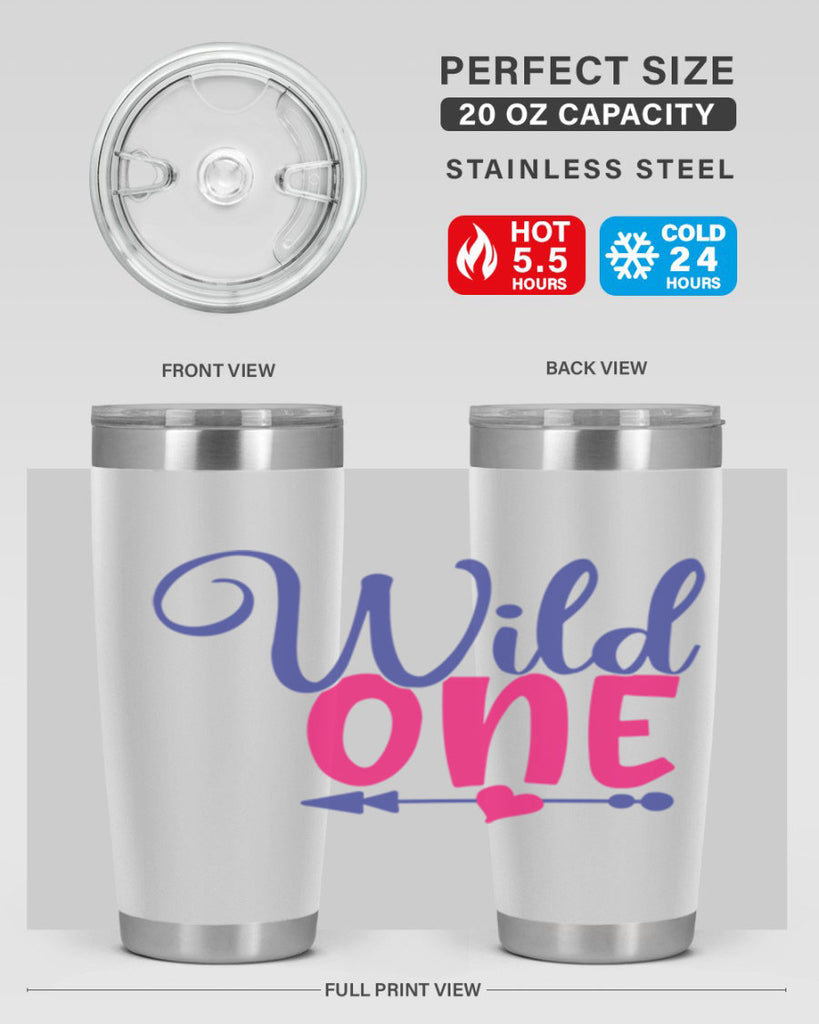 wild one 356#- mom- Tumbler