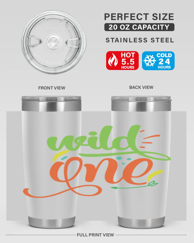 wild one 357#- mom- Tumbler