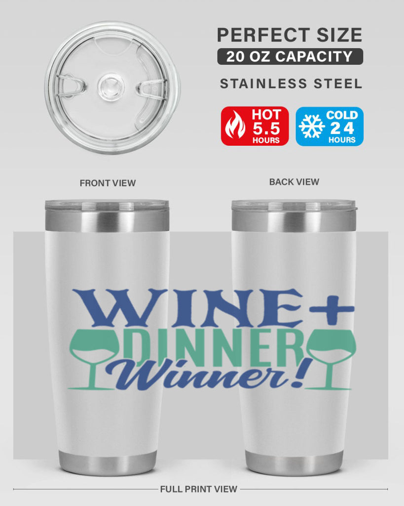 wine dinner winner 145#- wine- Tumbler