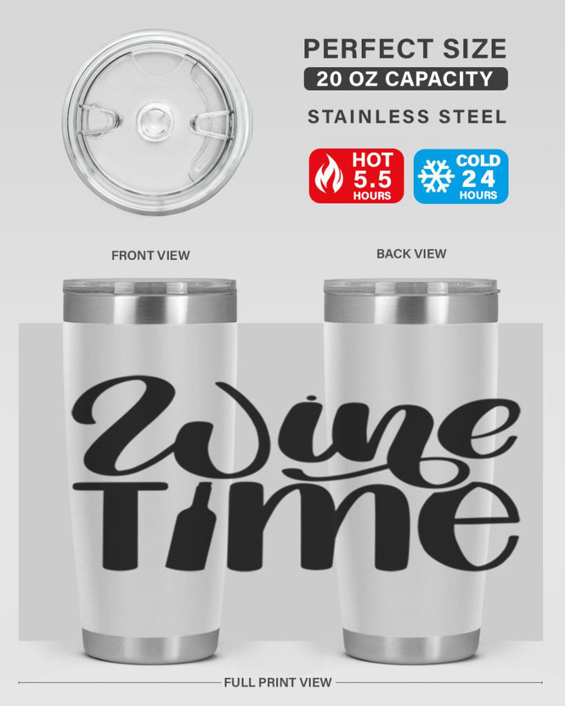 wine time 16#- wine- Tumbler