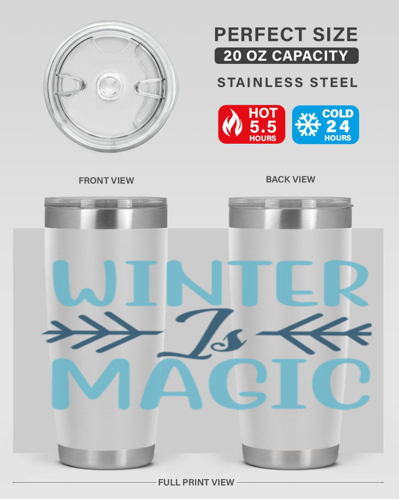 winter is magic 506#- winter- Tumbler