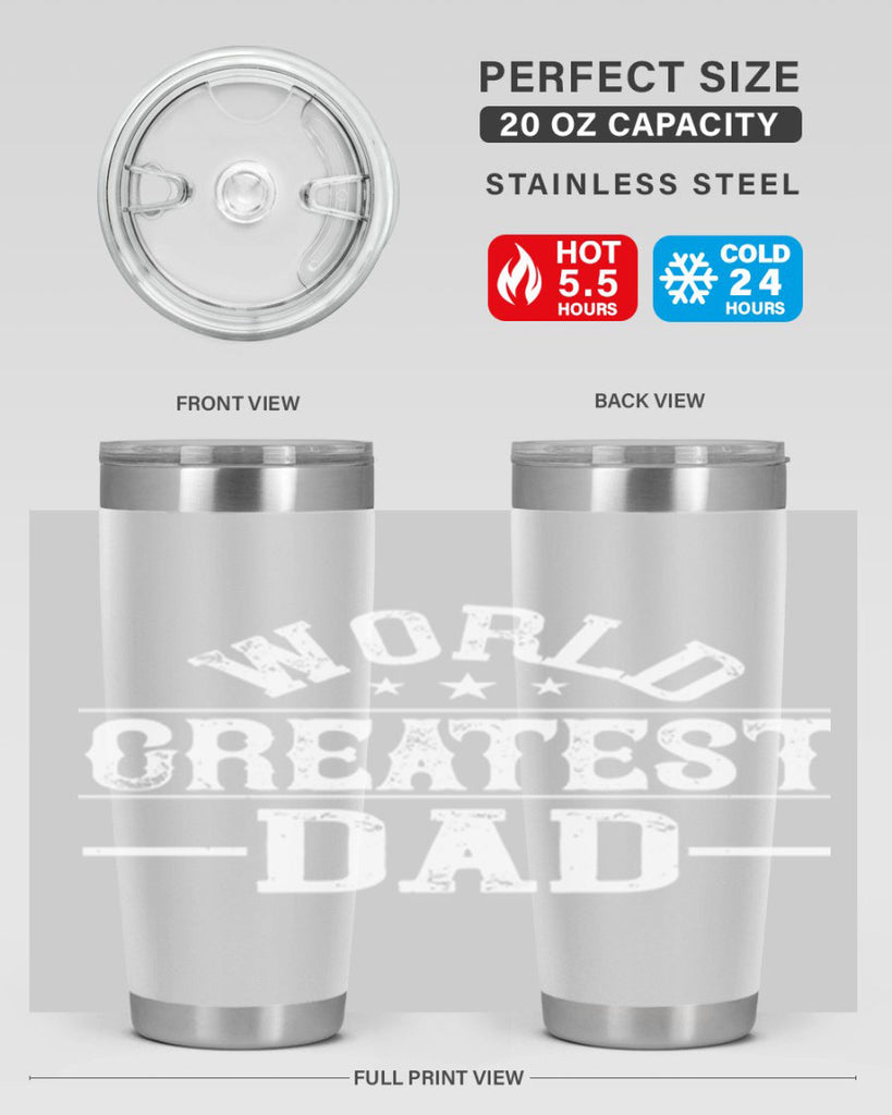 world greatest dad 143#- fathers day- Tumbler