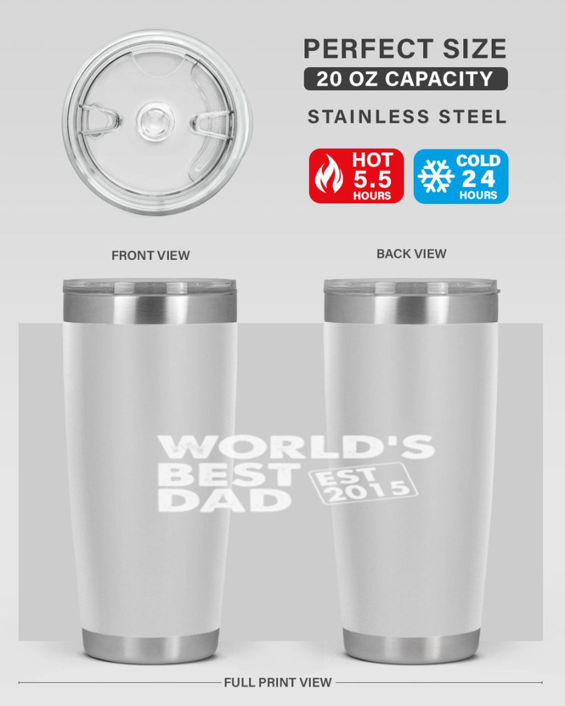 world is best dad est m 62#- dad- Tumbler