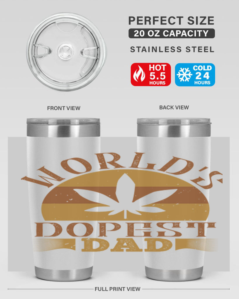 worlds dopest dad 145#- fathers day- Tumbler