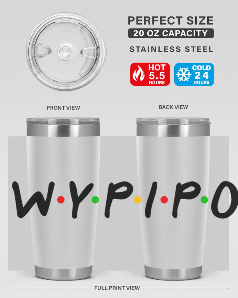 wypipo 7#- black words phrases- Cotton Tank