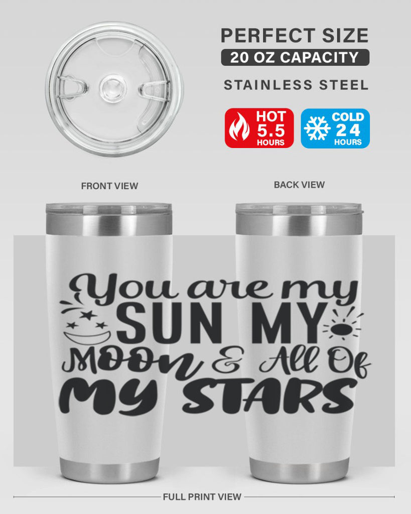 you are my sun my moon all of my stars 4#- family- Tumbler
