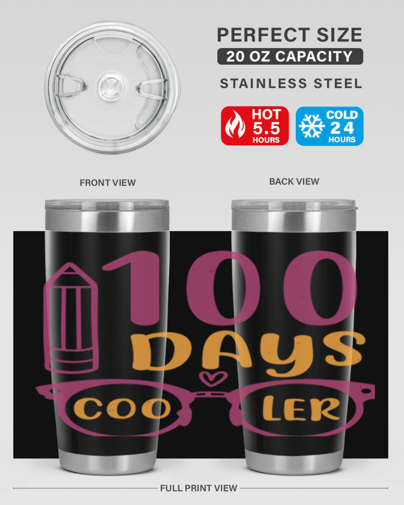 2 days cooler 42#- 100 days of school- Tumbler