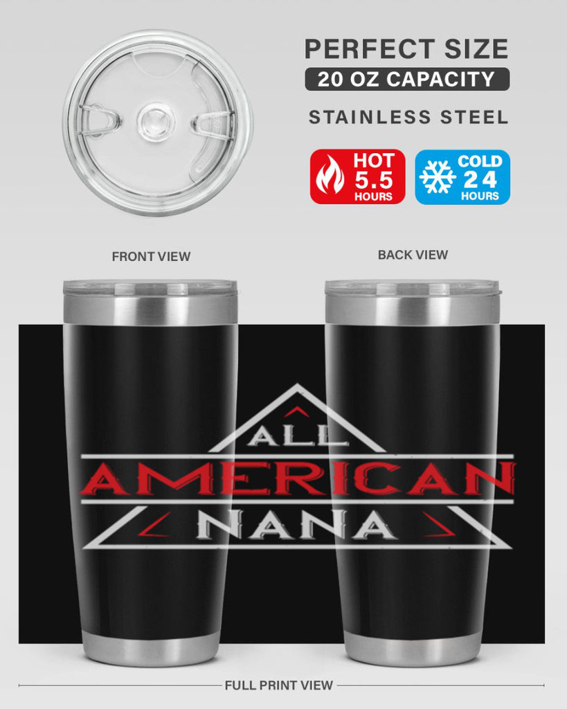 ALL american nana 37#- grandma - nana- Tumbler