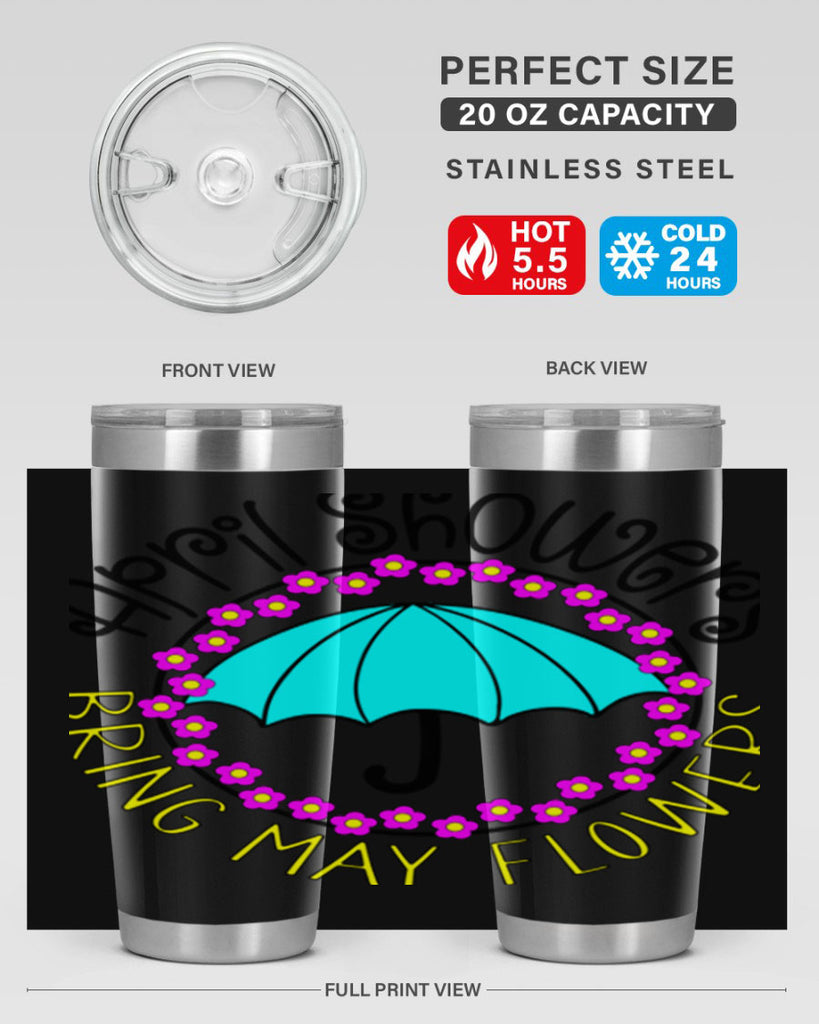 April showers21#- spring- Tumbler