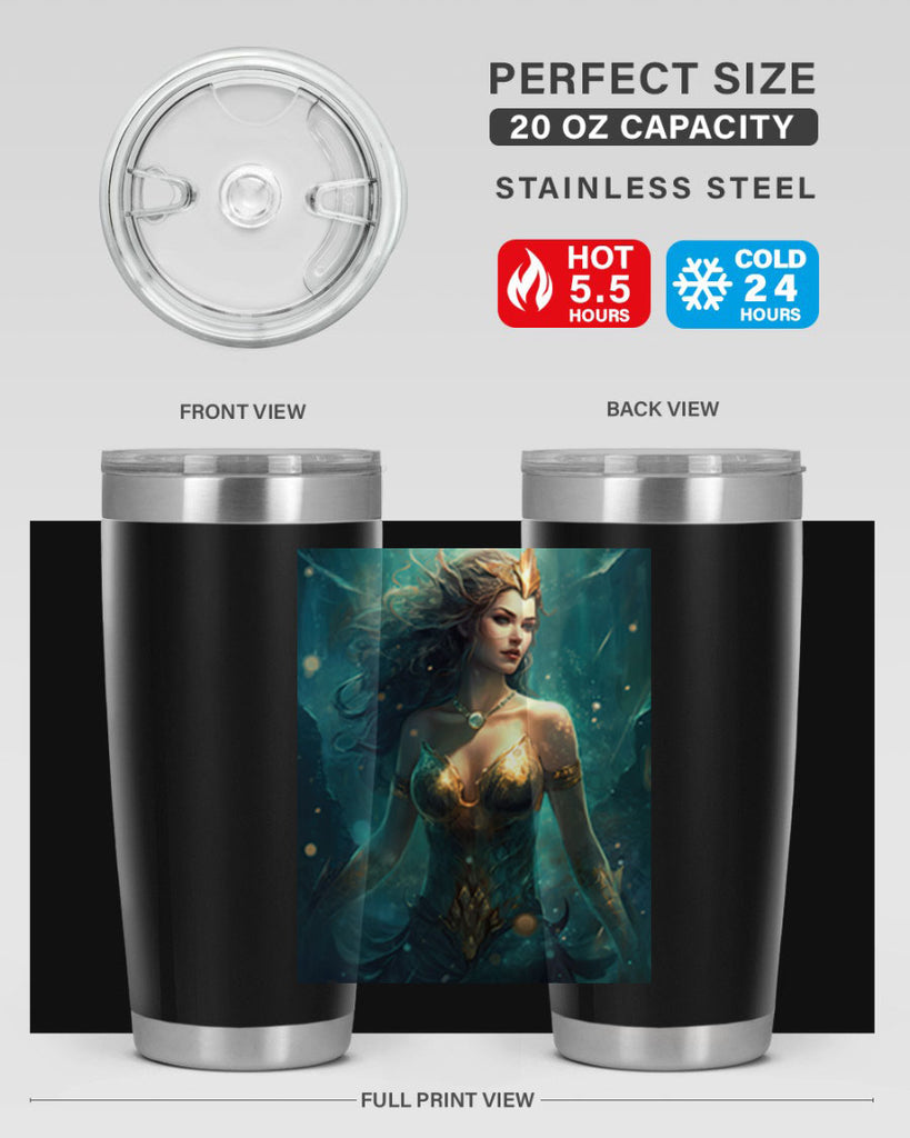 Aquarius 52#- zodiac- Tumbler