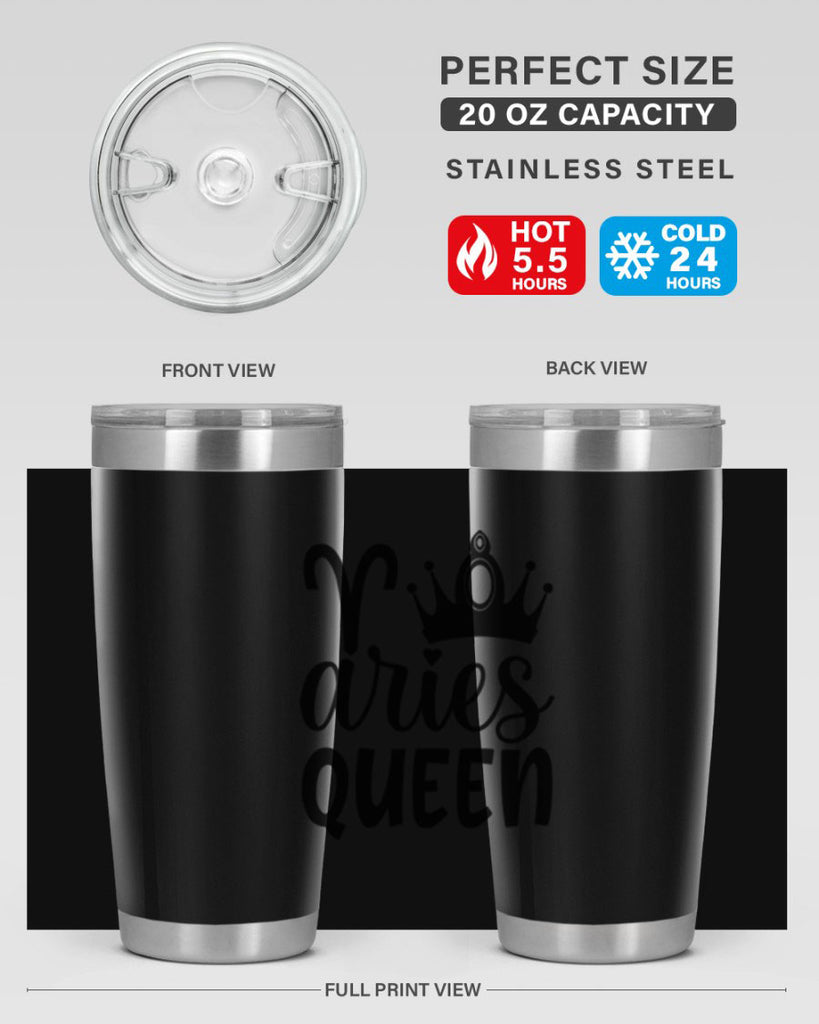 Aries queen 118#- zodiac- Tumbler