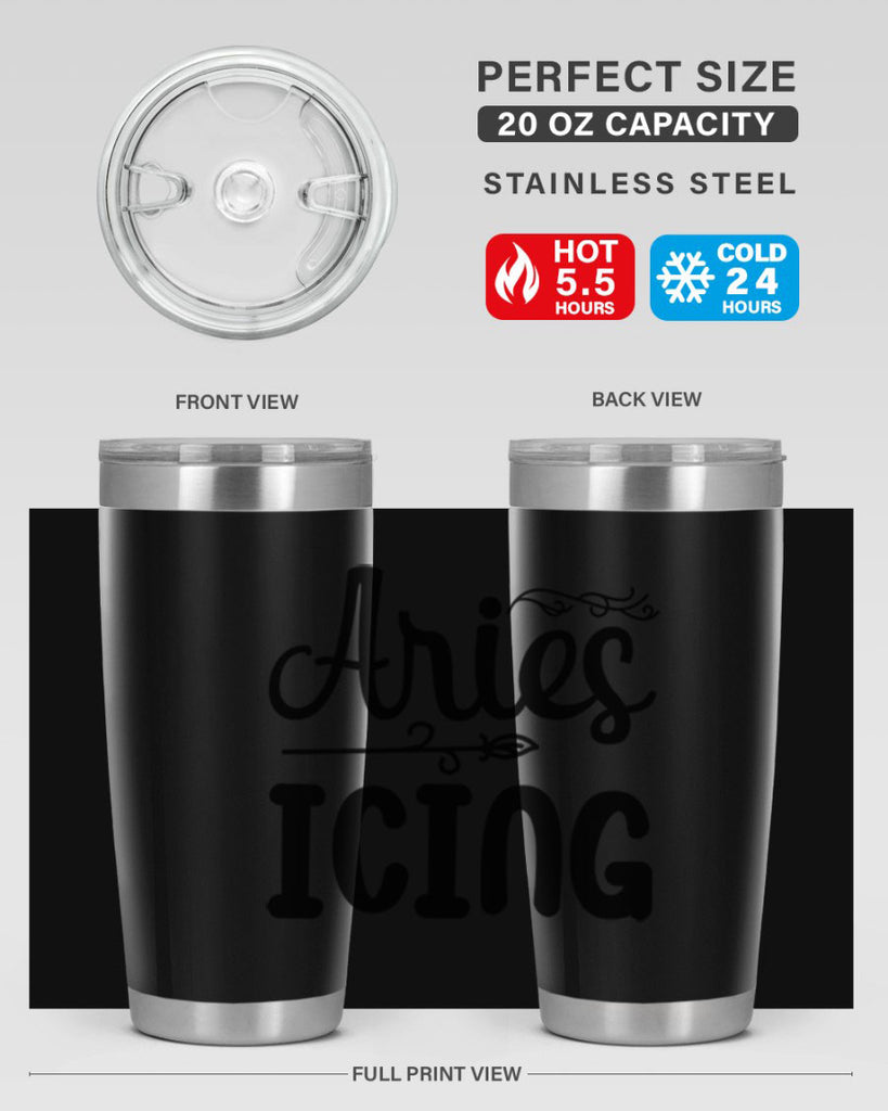 Ariesicing 106#- zodiac- Tumbler
