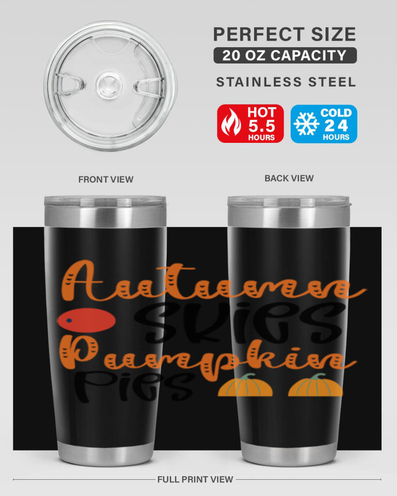 Autumn Skies Pumpkin Pies 30#- fall- Tumbler