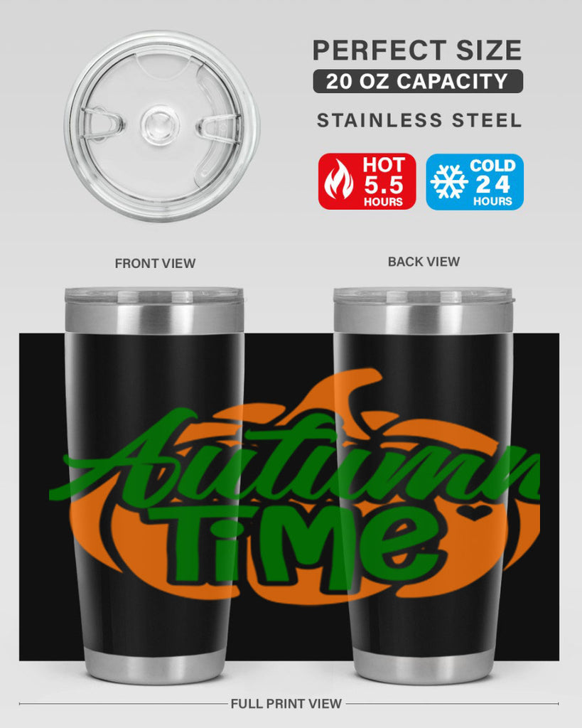 Autumn Time 34#- fall- Tumbler
