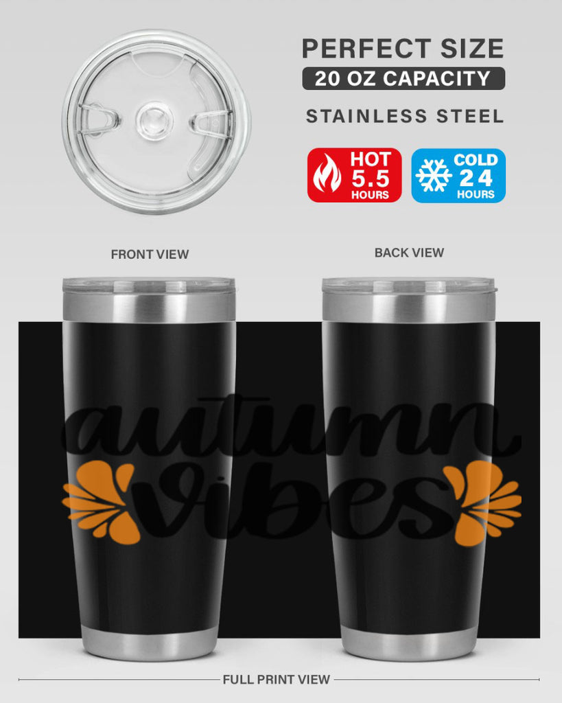 Autumn Vibes 478#- fall- Tumbler