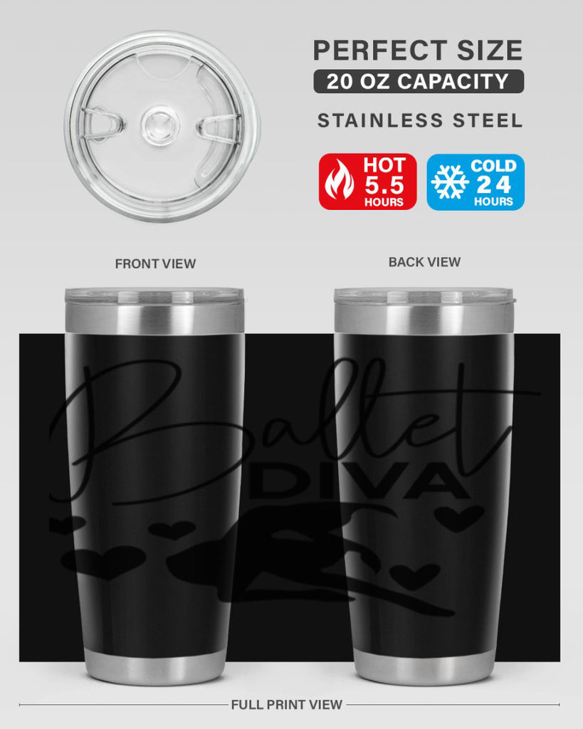 Ballet Diva 5#- ballet- Tumbler