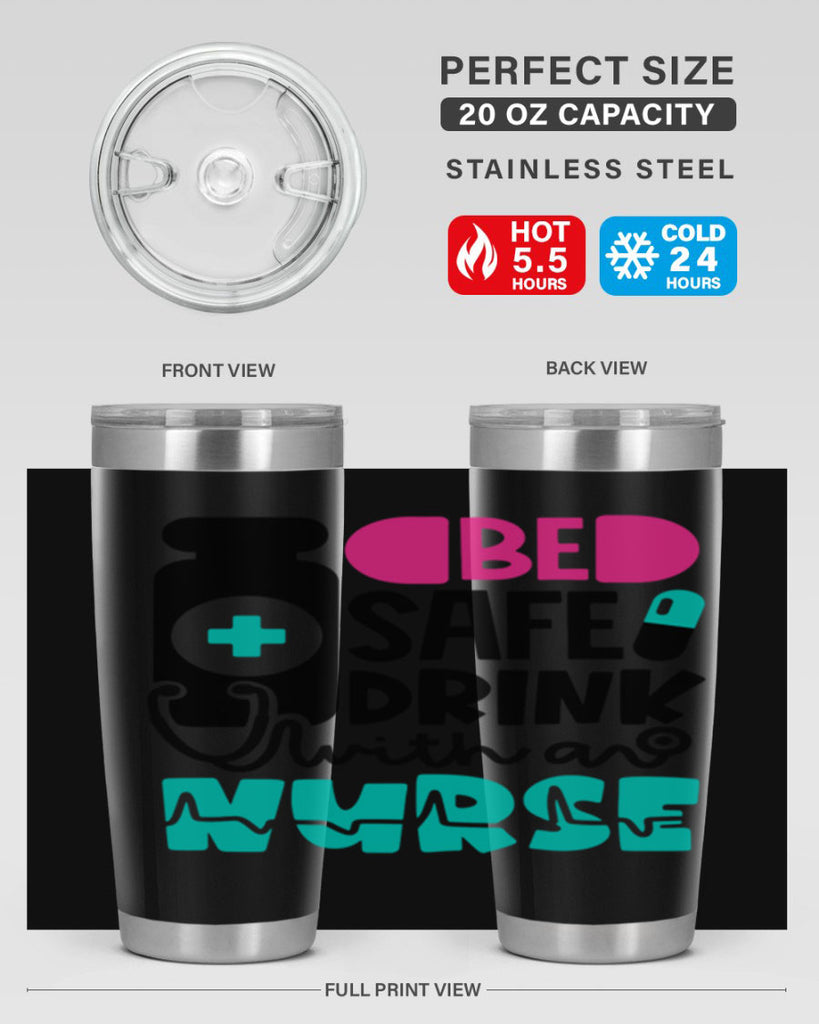 Be Safe Drink With An Nurse Style Style 222#- nurse- tumbler