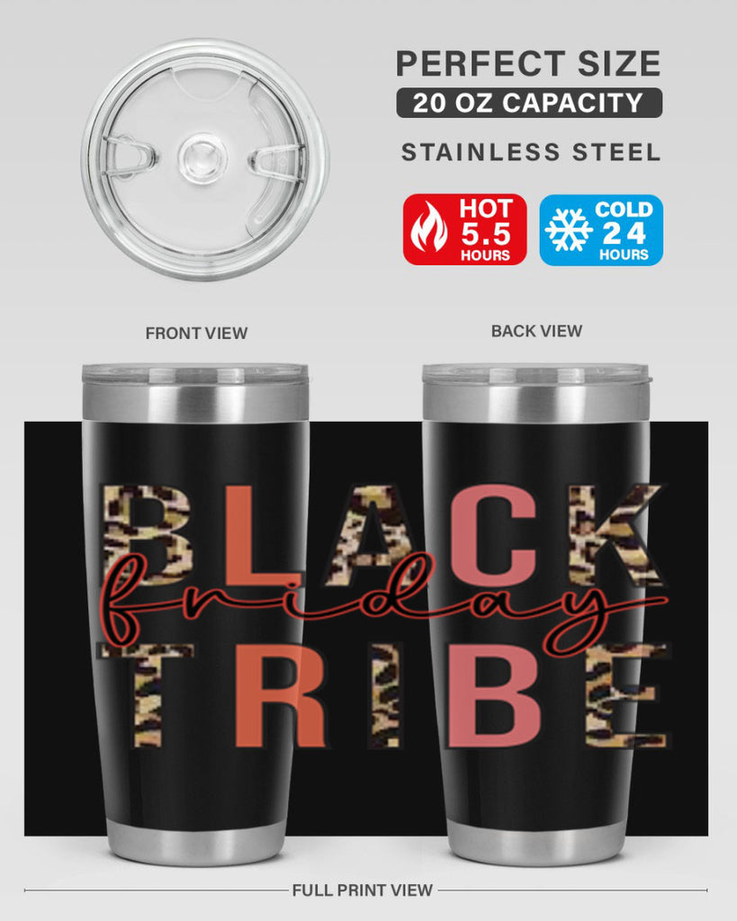 Black friday tribe 46#- fall- Tumbler
