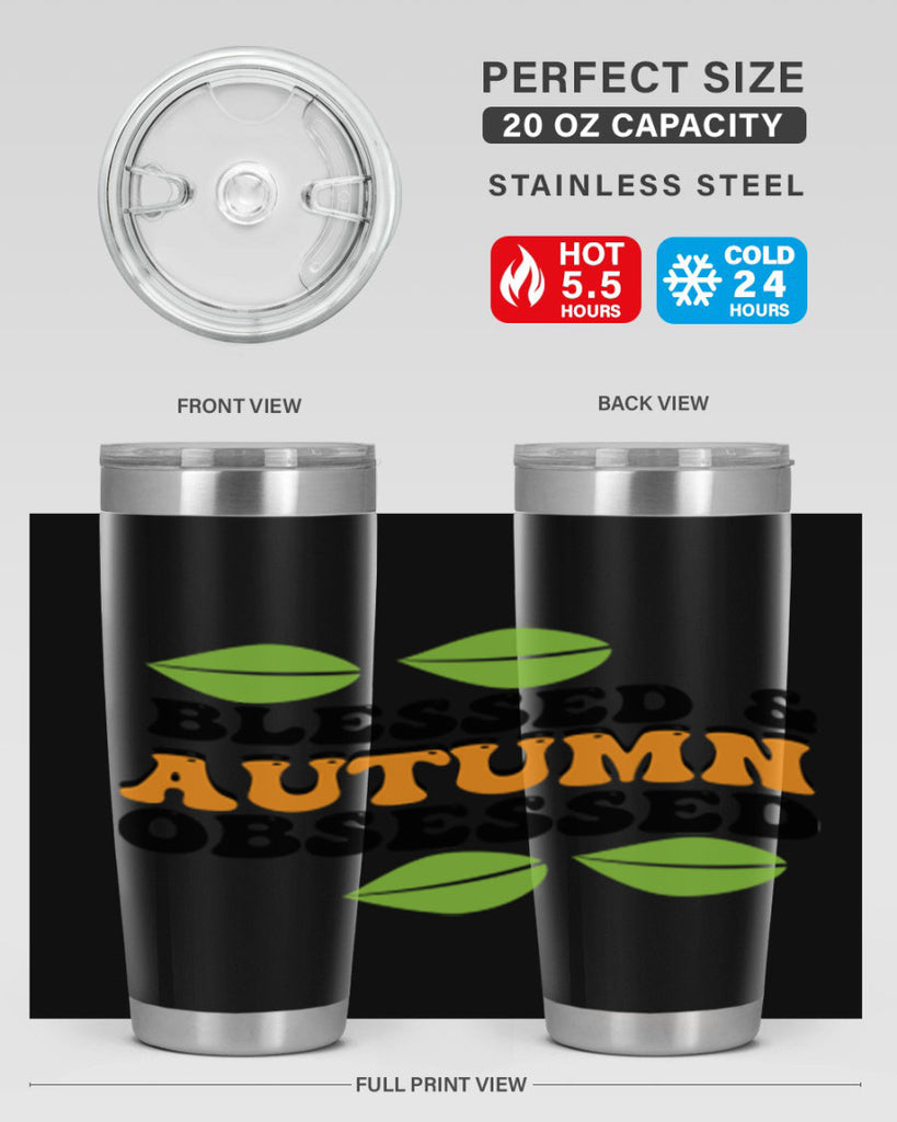 Blessed Autumn Obsessed 48#- fall- Tumbler
