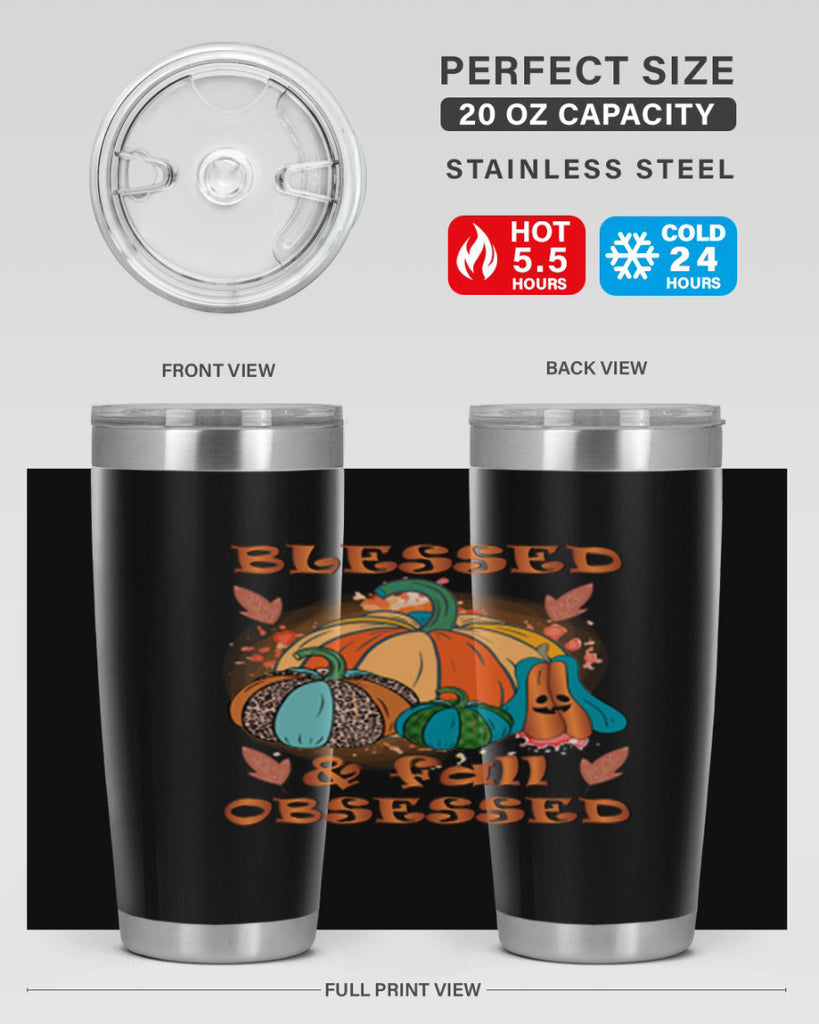 Blessed Fall Obsessed 49#- fall- Tumbler