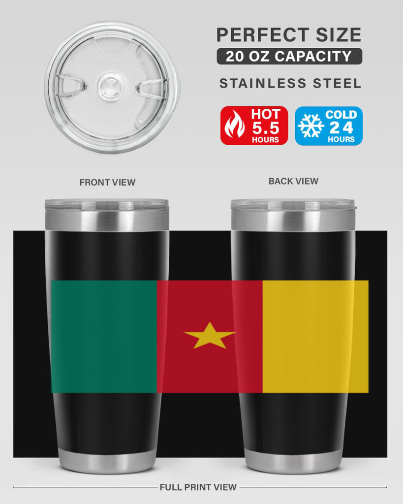 Cameroon 167#- world flags- Tumbler