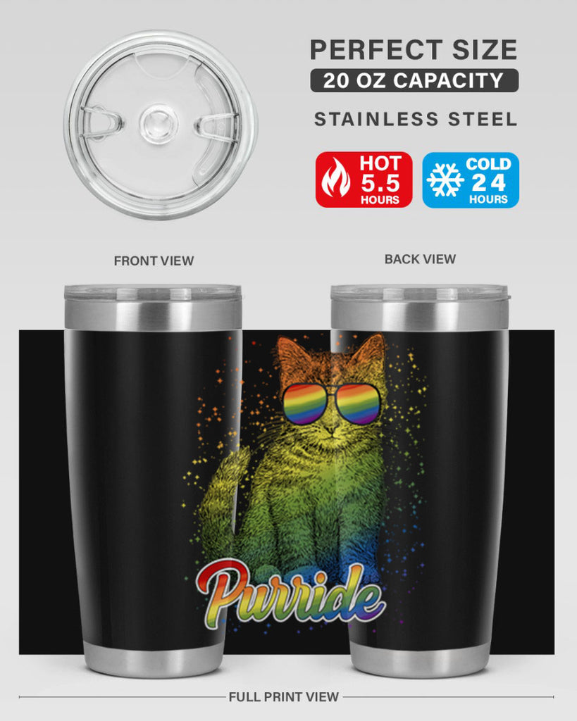 Cat Purride Lgbt Flag  Png 57#- lgbt- Tumbler