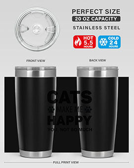 Cats Make Me Style 40#- cat- Tumbler