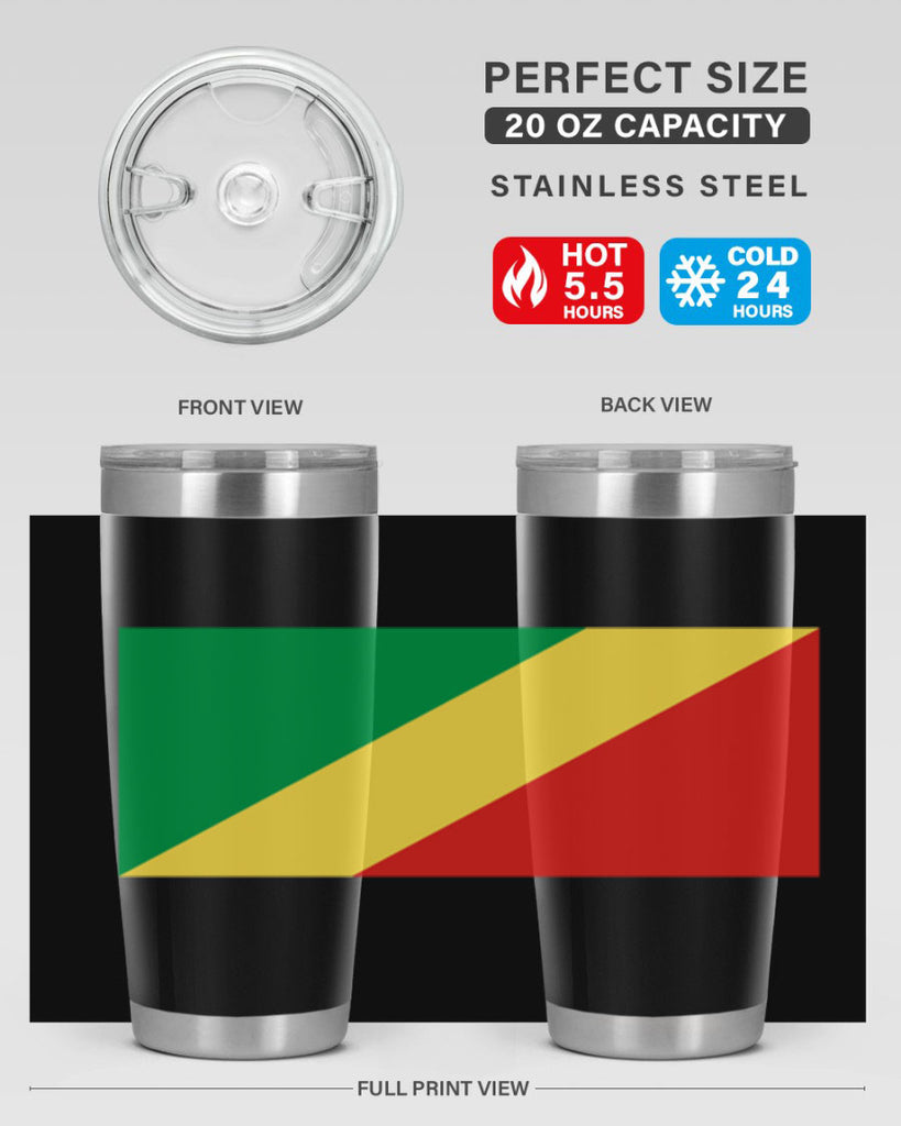 Congo Republic of the 158#- world flags- Tumbler