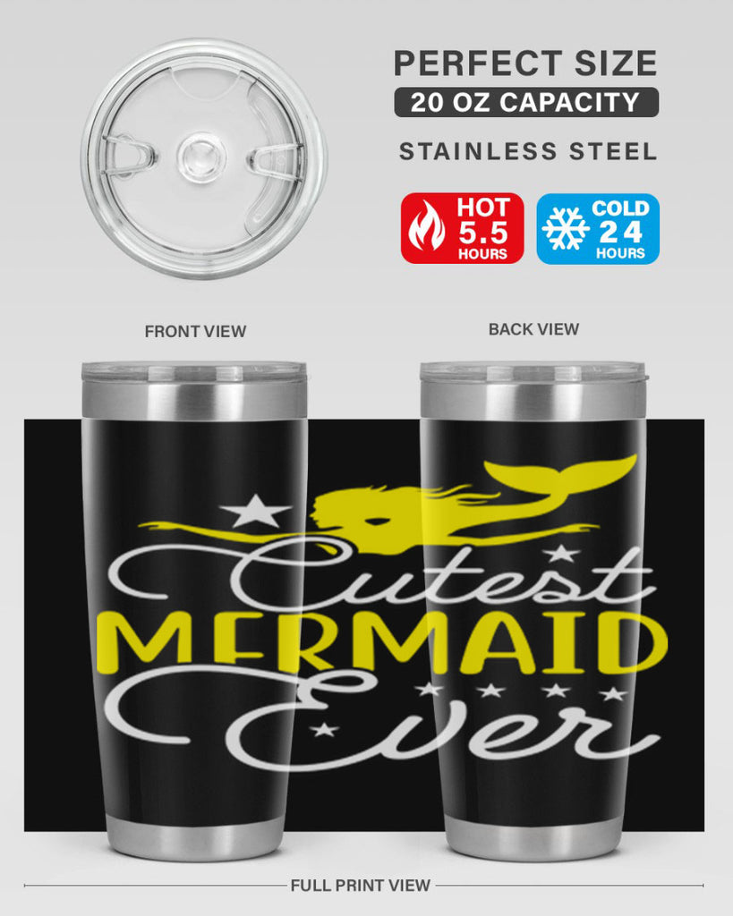 Cutest Mermaid Ever 92#- mermaid- Tumbler