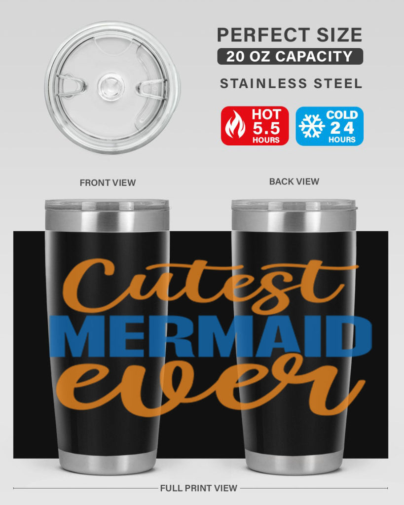 Cutest Mermaid Ever 94#- mermaid- Tumbler